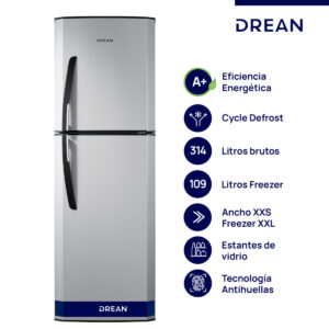 HELADERA DREAN HDR320F50S SILVER