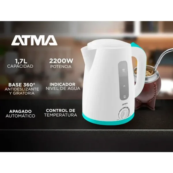 PAVA ELECTRICA C/CORTE ATMA BLANCA