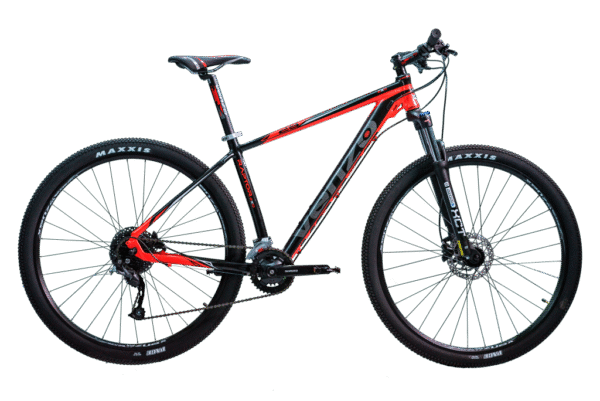 Mountain bike Venzo Raptor Exo R29 S 27v frenos de disco hidráulico roja-negra