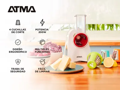 RALLADOR ATMA ELECTRICO REAT21 - Imagen 2