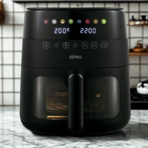 FREIDORA DE AIRE ATMA 8L CON VENTANA FR248ABP